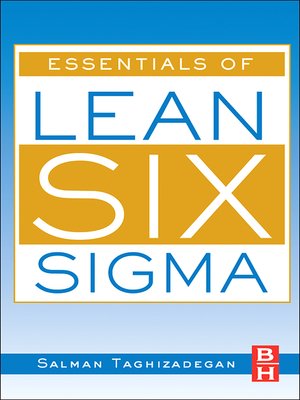 cover image of Essentials of Lean Six Sigma